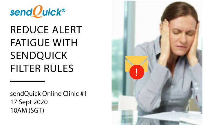 Reduce Alert Fatigue with sendQuick Filter Rules