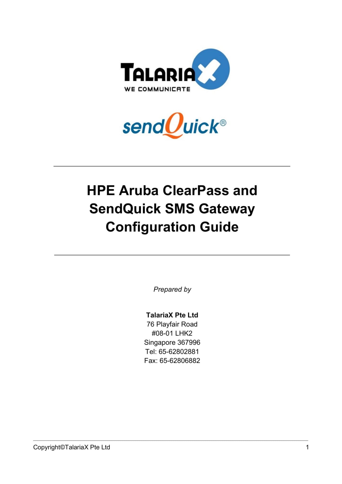 Aruba Clearpass User Guide _ Formation Aruba Clearpass – ZPTW
