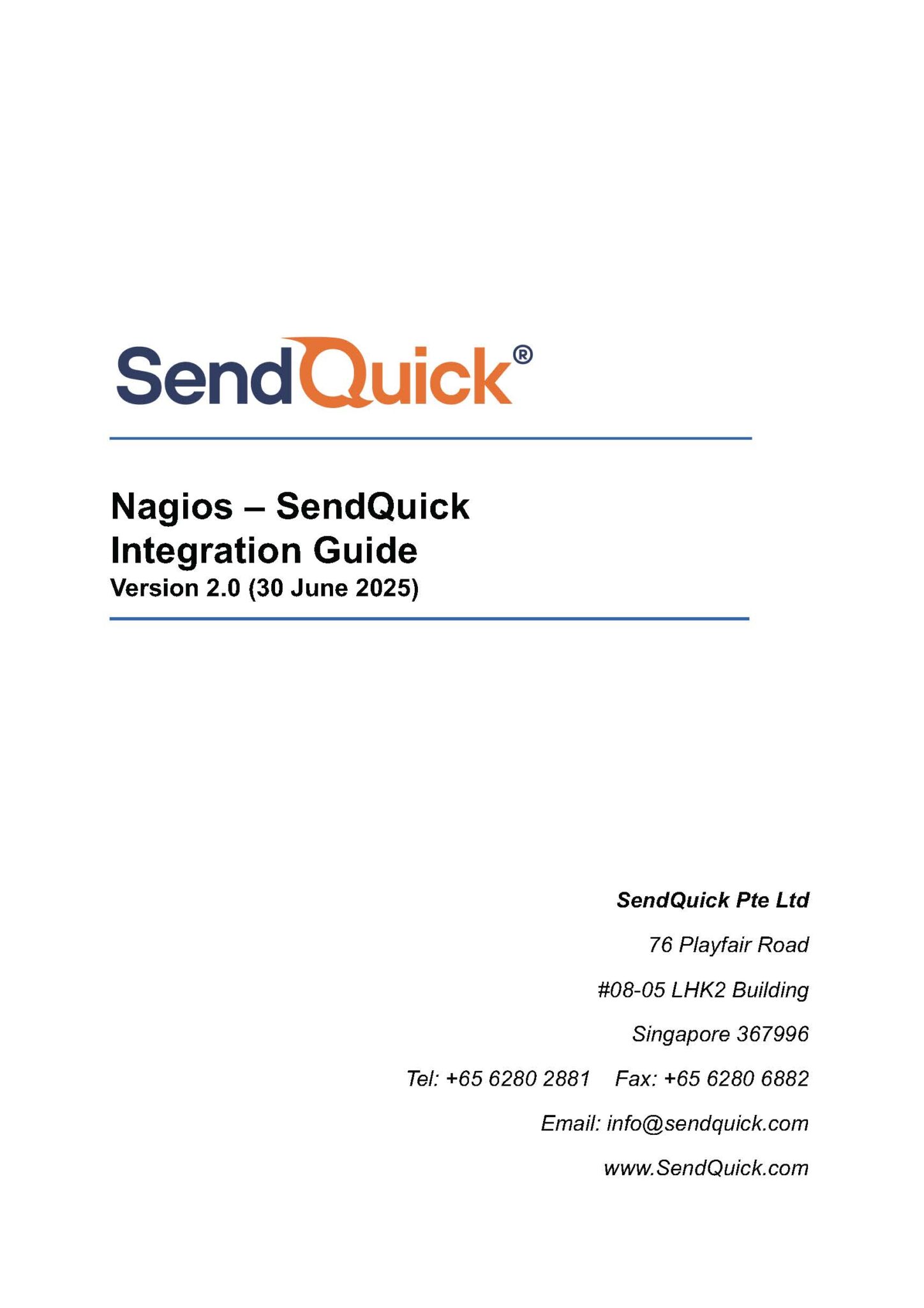Partner Integration Manual for SMS Messaging | SendQuick