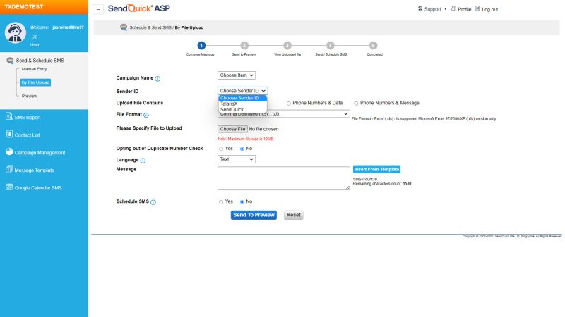 SendQuick ASP: Cloud SMS | 2-Way Text Messaging Solution