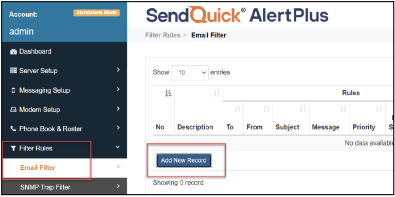 SolarWinds Integration with SendQuick To Send SMS Alert
