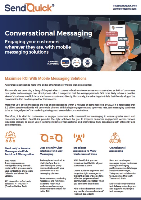 Read more about the article Conversational Messaging